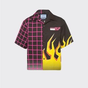 Prada flame shirt